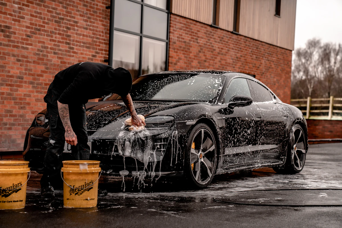 Photo 1 of 2: Full car wash and interior cleaning at home
